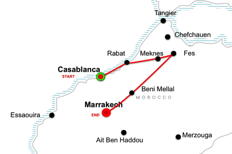 Morocco Imperial Cities – 9 Days & 8 Nights