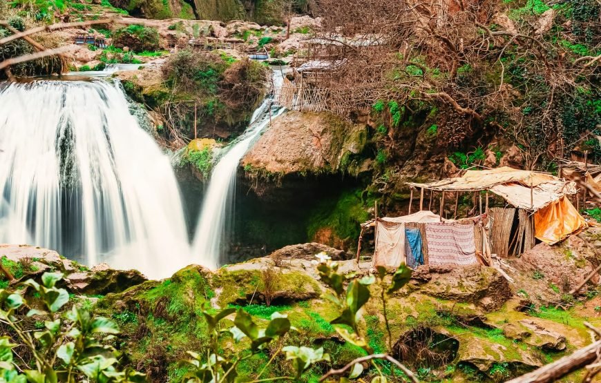 From Marrakech Ouzoud Waterfalls Guided Tour