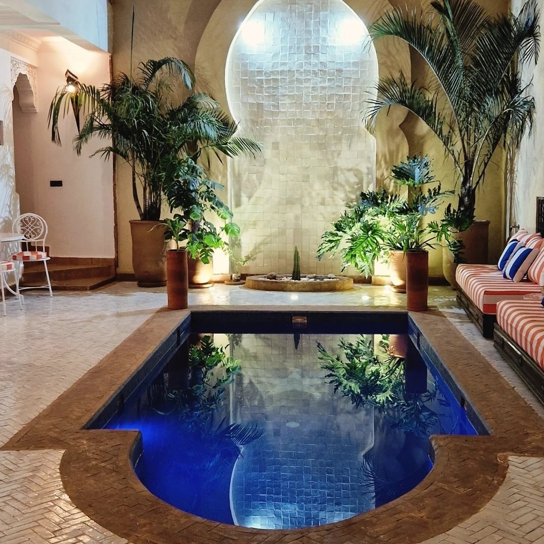 riad babmoon con piscina privada en marrakech