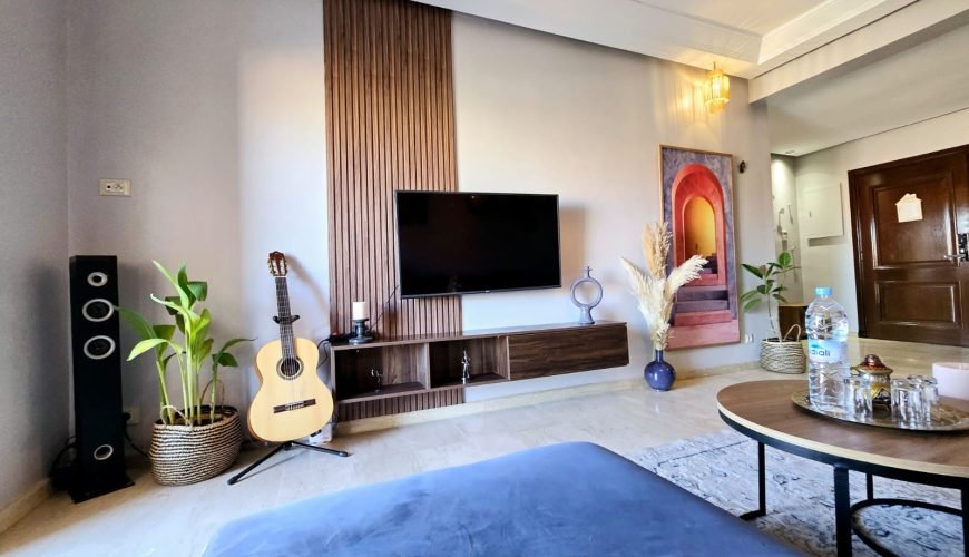 Apartamento de lujo Marrakech, apartamento en Guéliz. Vista del amanecer | Céntrico | Aparcamiento | WiFi rápido