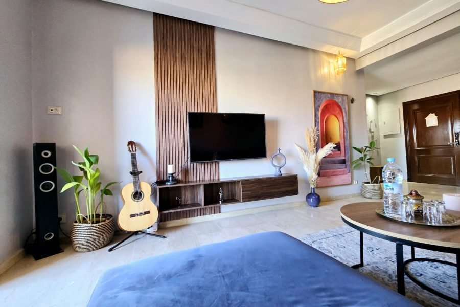 Luxury apartment Marrakech, Guéliz apartment.  sunrise View | Central | Parking | Fast WiFi